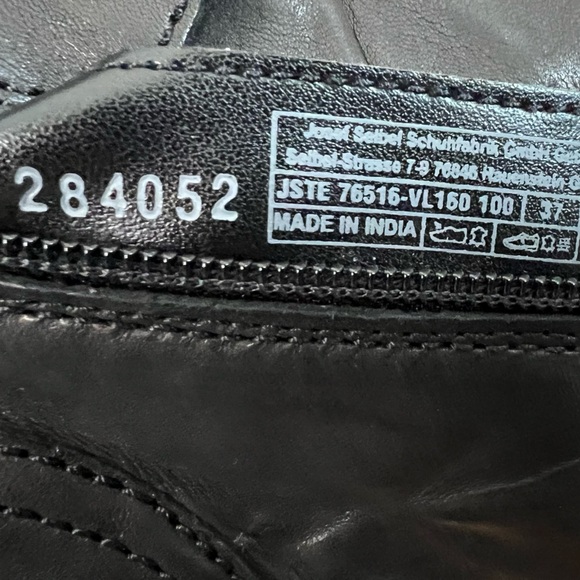 Josef Seibel Sanja 16 Buckle Leather Booties EU37 in Black - Picture 12 of 12